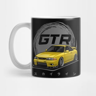 Skyline GTR R33 (Yellow) Mug